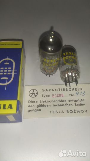 Радиолампа ECC88 tesla