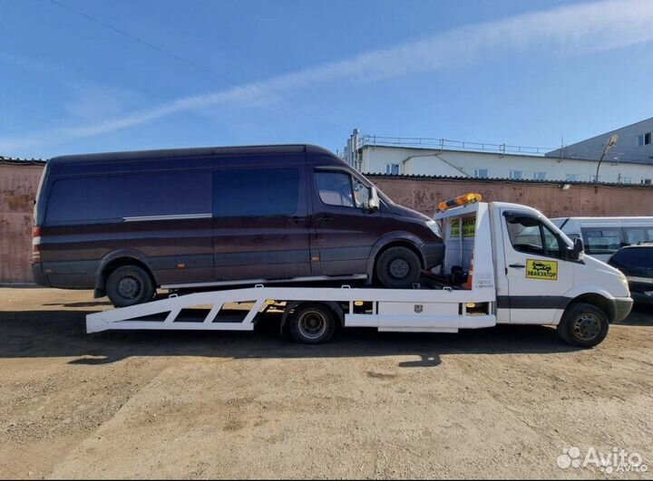 Услуги эвакуатора, сдвижная платформа