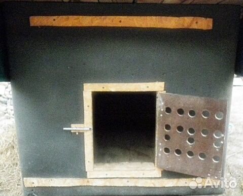 Будка утепленная 112 х 88 х 68 дерево 3 см+утеплит