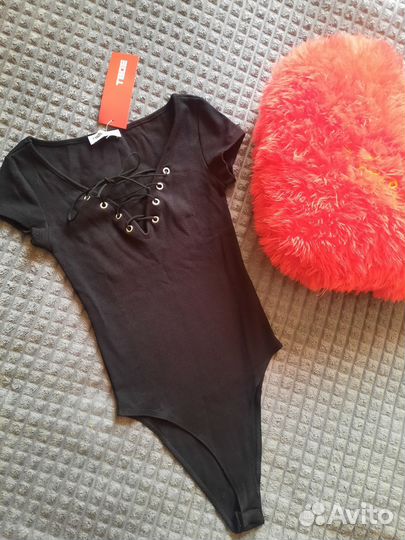 Боди в рубчик