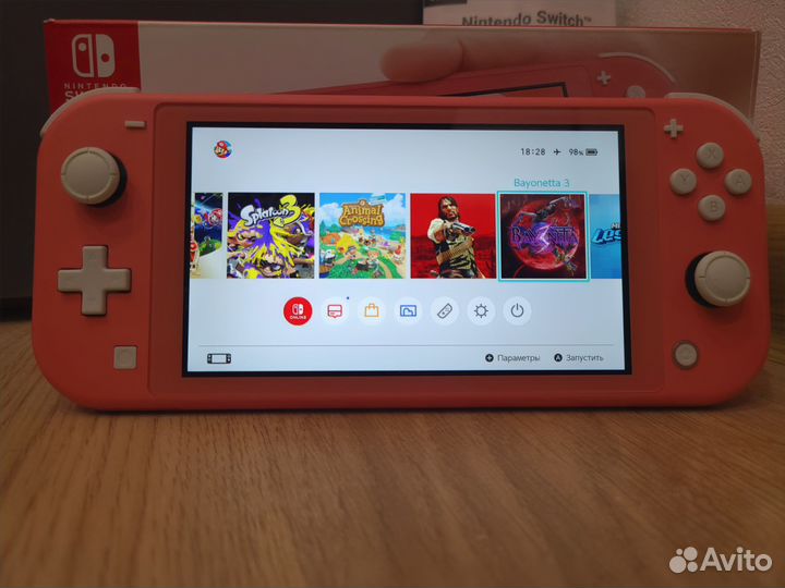 Nintendo Switch Lite 145гб+любые игры