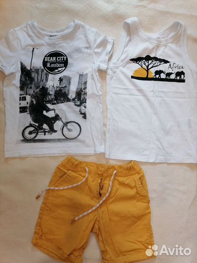 Летний на мальчика 104 110