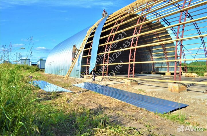 Ангар под ключ 907 м2