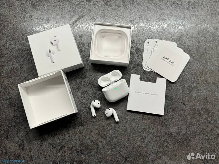Неотличимые AirPods 4/Pro 2 Premium+ + гироскоп