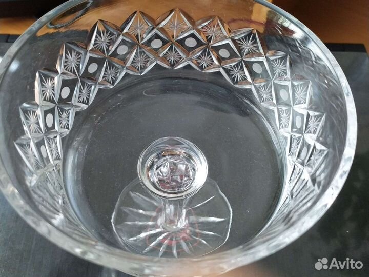 Хрустальные, бокалы и рюмочки снежинка