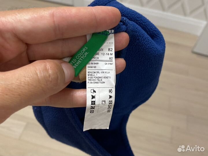 Комплект шапка и варежки