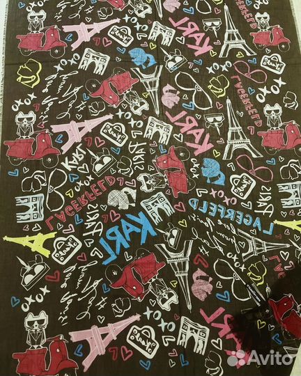 Шарф палантин Karl Lagerfeld оригинал