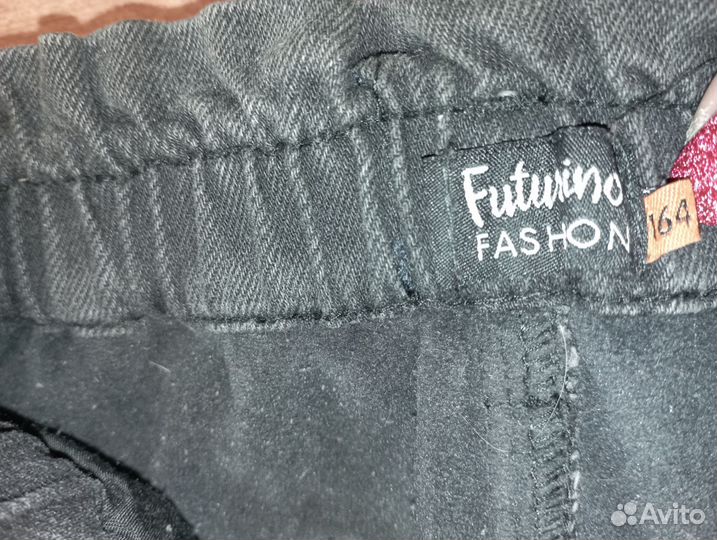 Джинсы утепленные для девочки 158 164