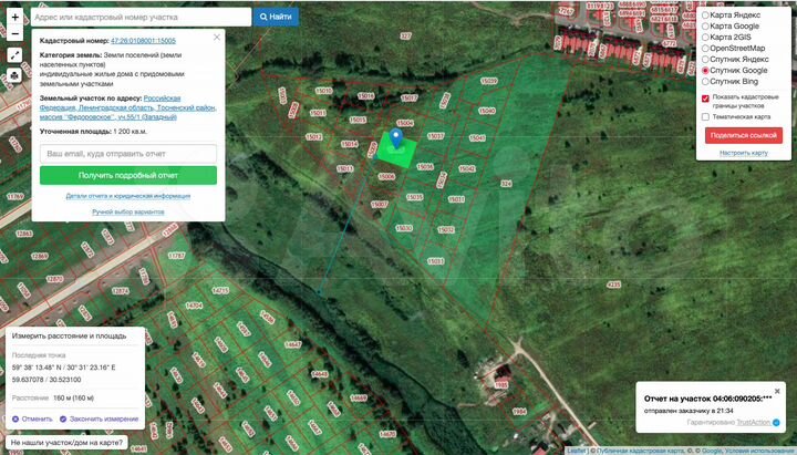 Участок 12 сот. (ИЖС)