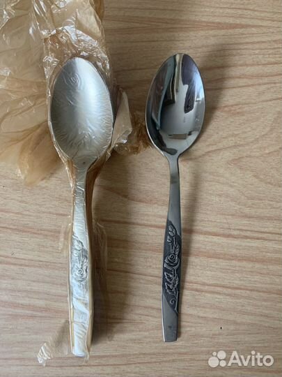 Ложка столовая, нерж СССР, новые, набо 6 шт