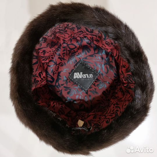 Шапка норковая боярка