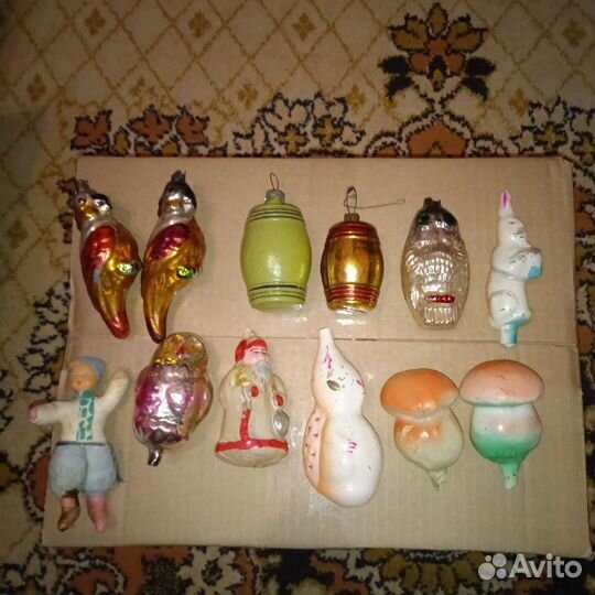 Ёлочные игрушки СССР