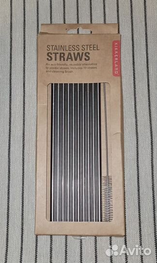 Трубочки для напитков из нержавейки
