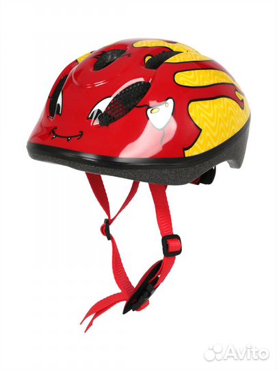 Велошлем oxford Little Devil, (50-56см) (красно-же