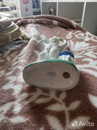 Статуэтка утро, мальчик с кружкой