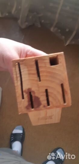 Подставка для ножей дерево