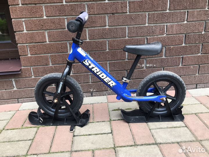 Беговел strider classic с комплектом лыж