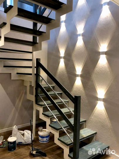 Лестница под ключ на второй этаж