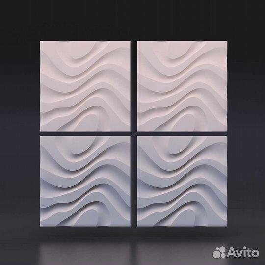 Гипсовая 3D панель 