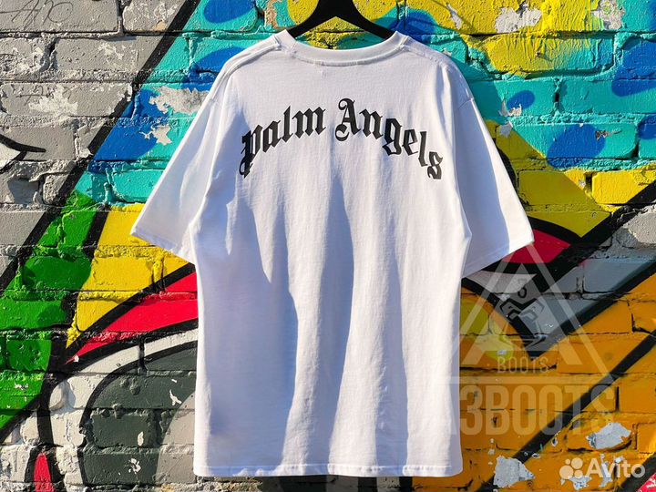 Футболка T-shirt Palm Angels Shark White