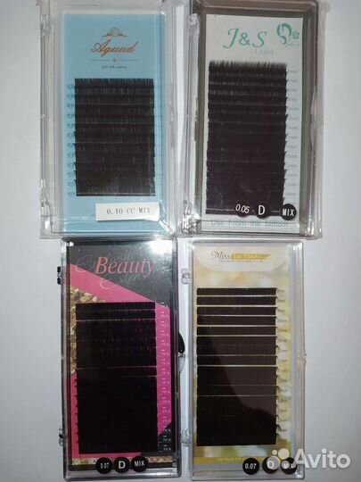 Ресницы и миксы для наращивания ресниц