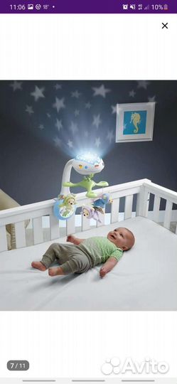 Мобиль на кроватку fisher price