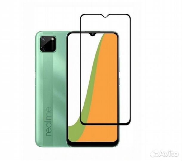 Защитные стекла и чехлы Realme C15