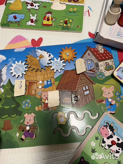 Деревянные игрушки детям