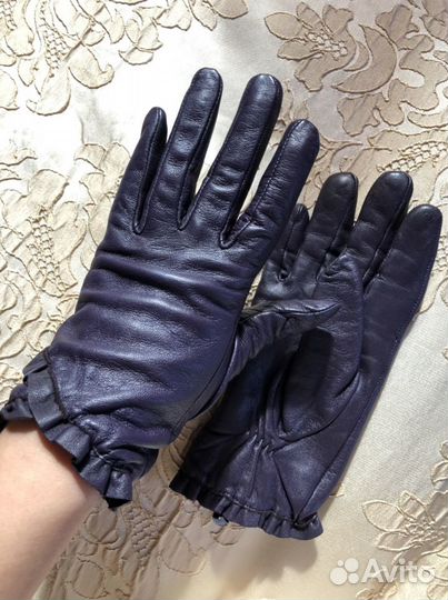 Перчатки натуральная кожа