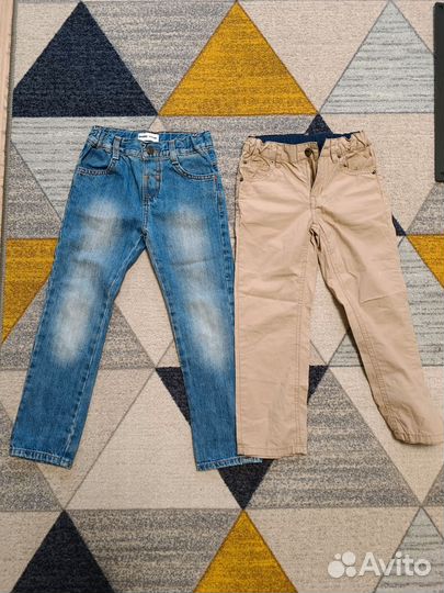 Джинсы + брюки+ штаны 110-116