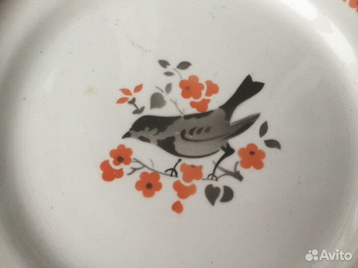 Тарелки конаково зик винтаж 1960 е