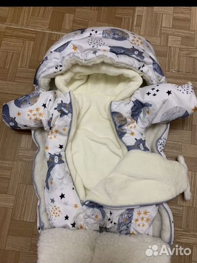 Зимний комбинезон конверт