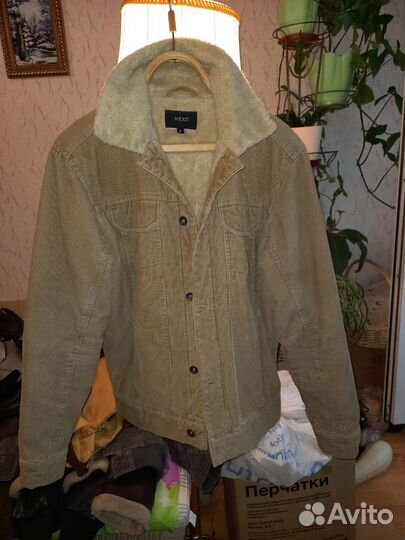 Куртка вельвет с мехом