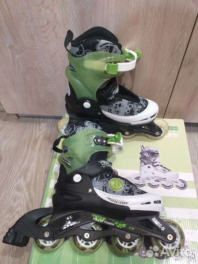 Роликовые коньки детские раздвижные