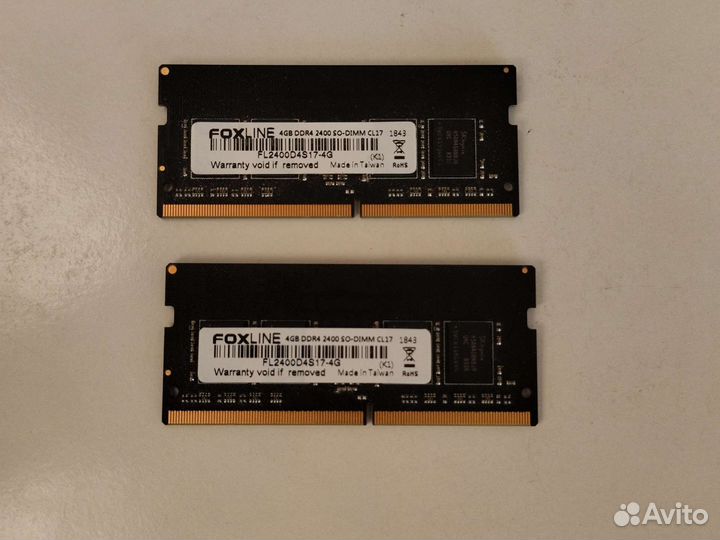 Оперативная память для ноутбука ddr4 8gb