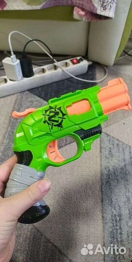 Пистолет нëрф дабелстрайк
