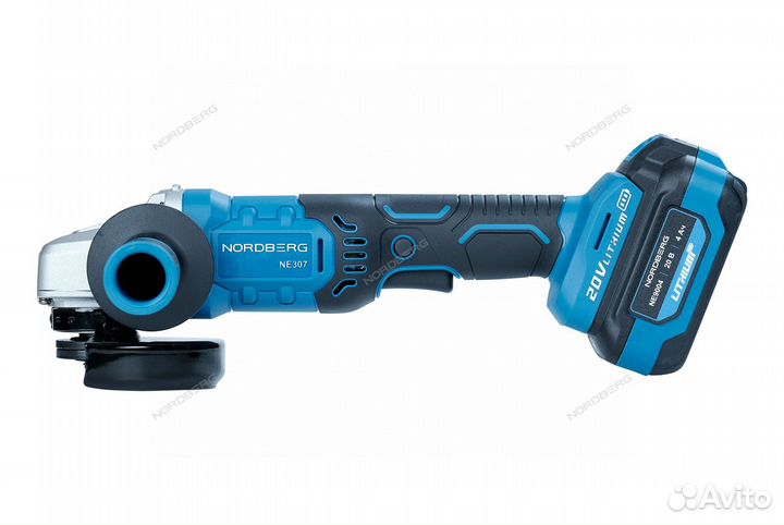 Ушм болгарка аккумуляторная 125 мм, 20В