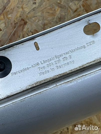 Пороги Мерседес w219 amg