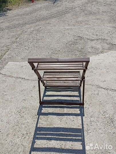 Подставка для цветов напольная деревянная