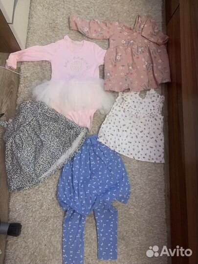 Вещи пакетом на девочку 92 98