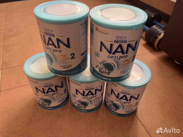 Молочная смесь NAN 1,2,3 800 грамм