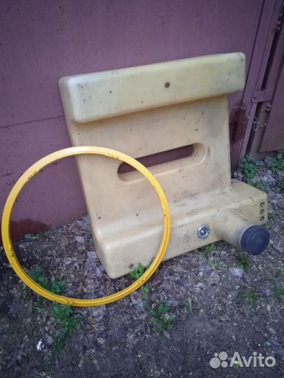 Бак для топлива и венец от бетономешалки