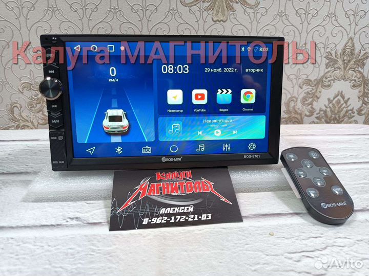 Магнитола android Bos Mini 2/32 Гб новая 2din