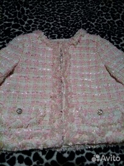 Пиджак для девочки рост 110