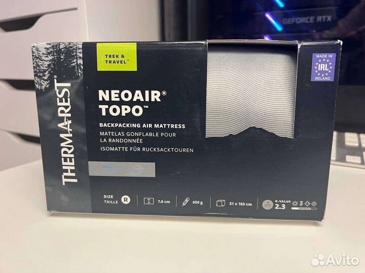 Спальный коврик Therm-A-Rest NeoAir Topo, R