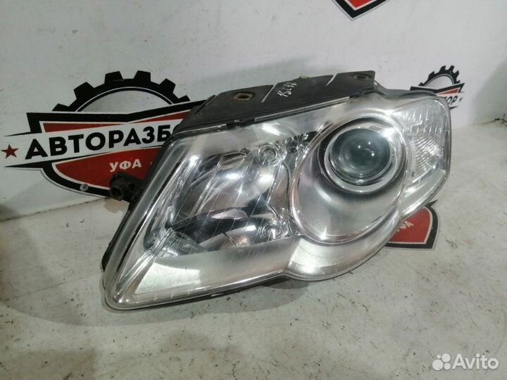 Фара галогеновая левая Volkswagen Passat B6