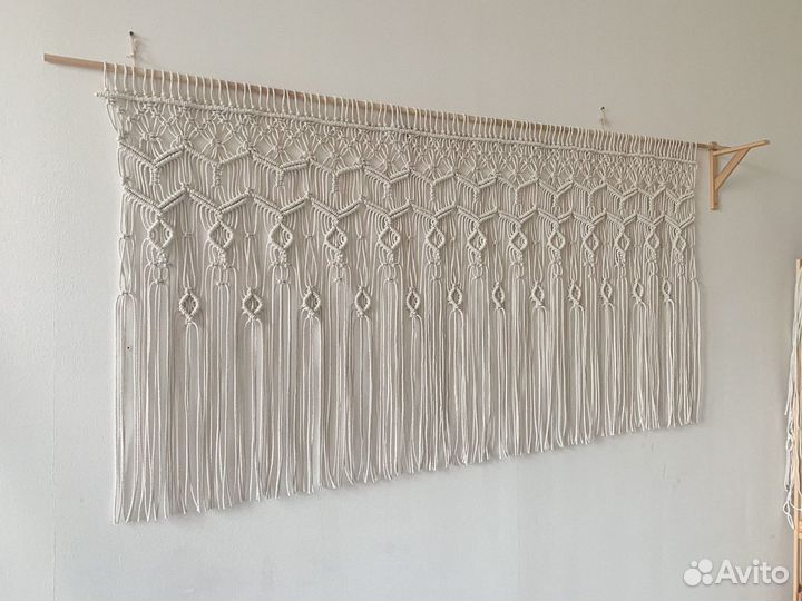 Штора макраме
