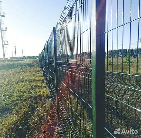 Забор сетка 3д