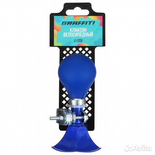 Клаксон Dream Bike, стальной, цвет синий