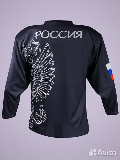 Хоккейный свитер (майка-цвет графитовый)